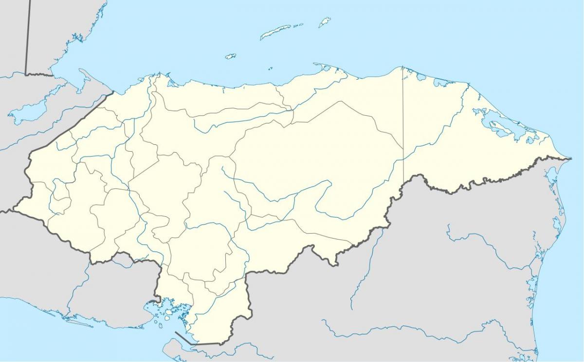 карта Гондурас