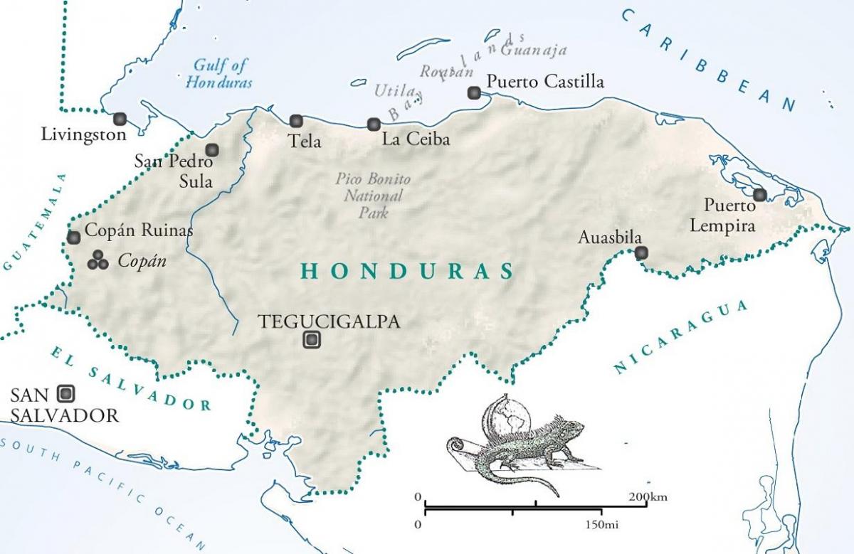 карту ла-сейба, Гондурас
