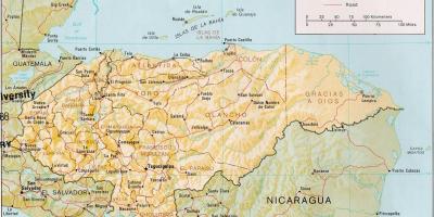 Залив острова роатан Гондурас карте