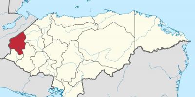 Карта копан Гондурас