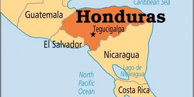 Гондурас карта столицы